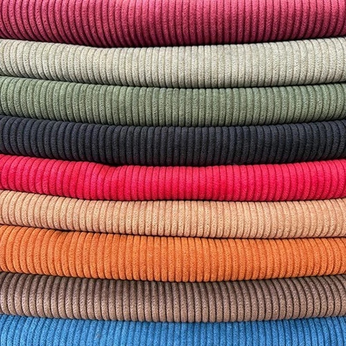 *POLYESTER CORDUROY *NEW COLOURS* - BUTTERSOFT 8 WALE - NON CREASE - 150CM